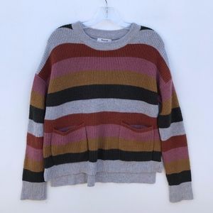 Madewell Striped Boxy Knit Sweater #2081